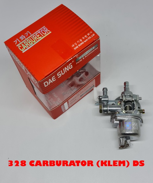 328 KLEM      CARBURATOR W/COCK ASY DS